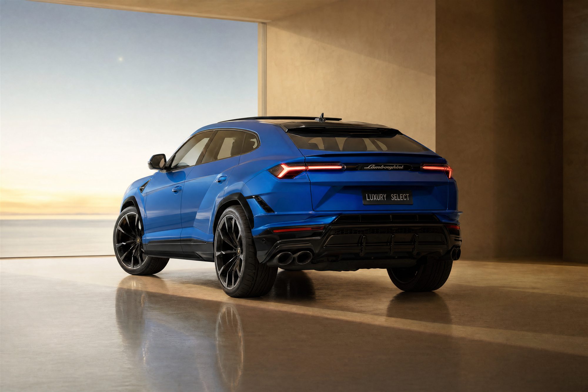 Lamborghini Urus, tył